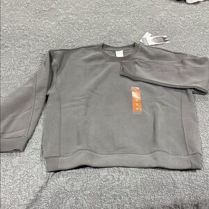 Stylish Gray Women's Sweatshirt